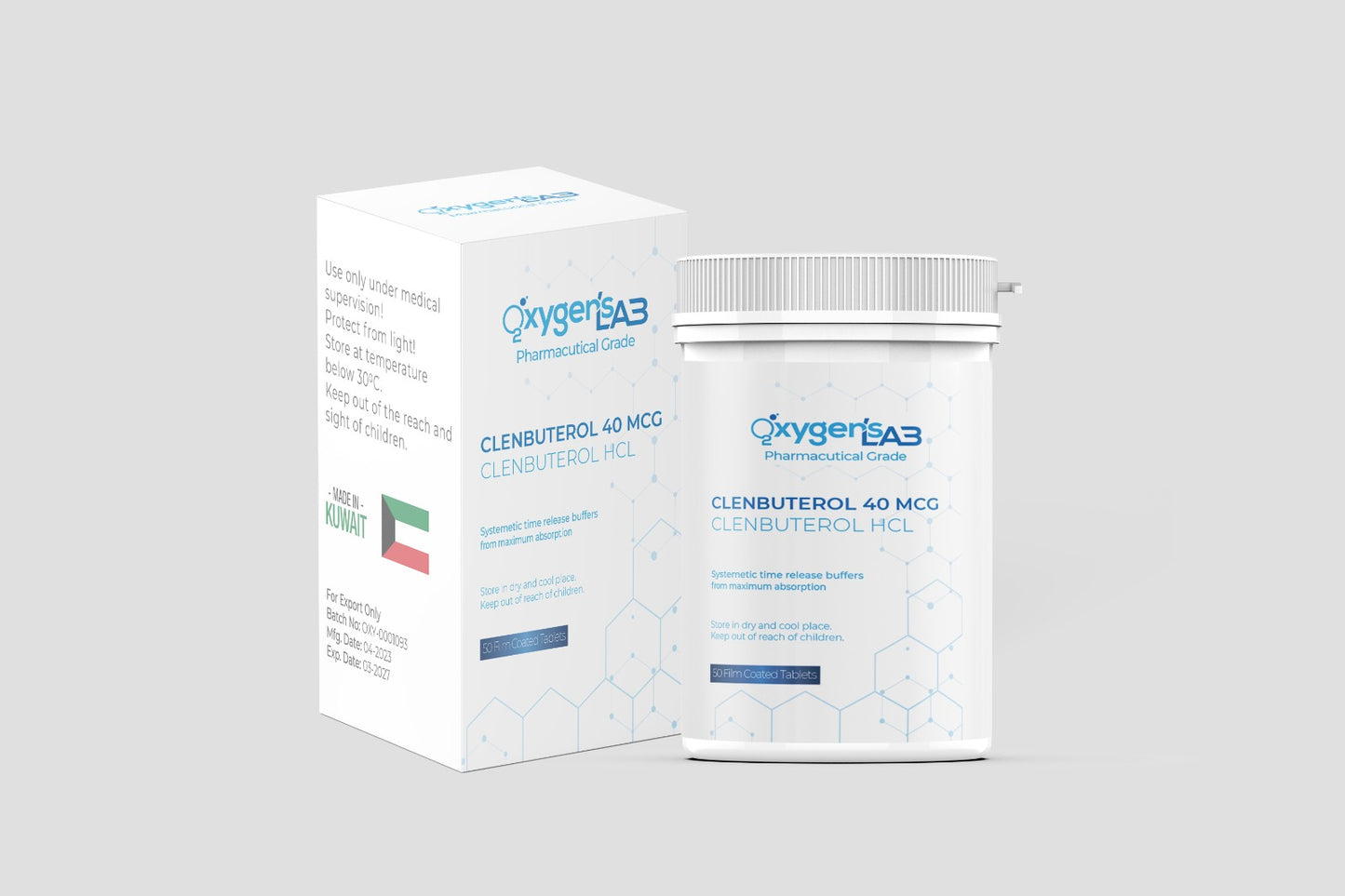 OXYGENSLAB CLENBUTEROL TABS 50