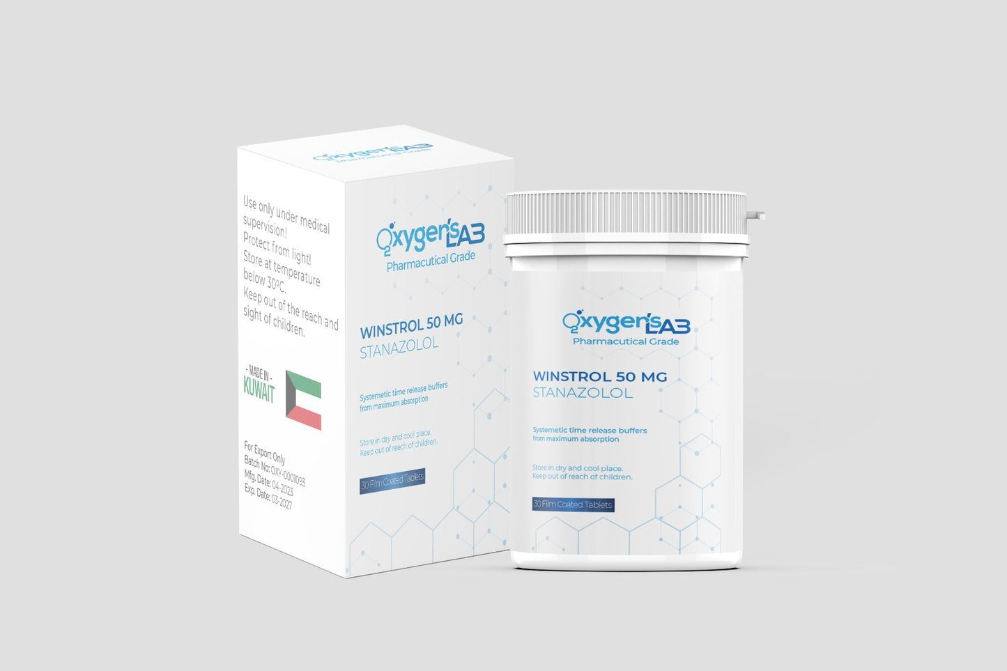 OXYGENSLAB WINSTROL 50MG EXTRA STRENGTH TABS