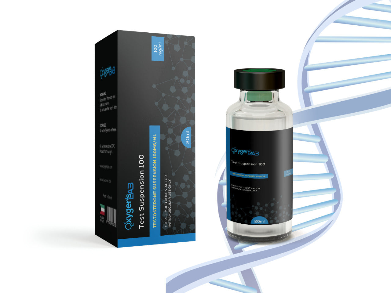 OXYGENSLAB TEST SUSPENSION 100MG/20ML JUMBO